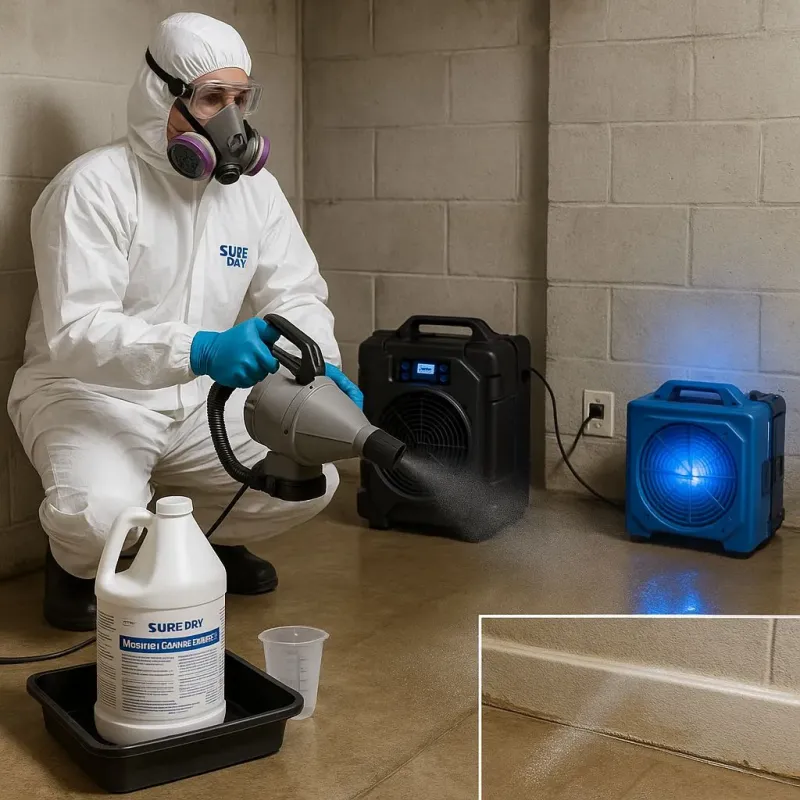 Sanitization and Odor Removal process in New Market, VA